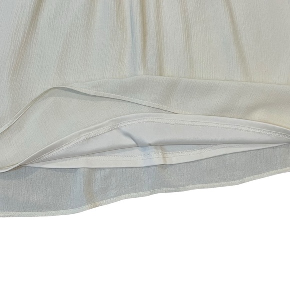 CHARMING CHARLIE off white lace gauze dress size medium lined - Picture 6 of 8